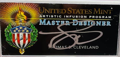 Proof 2020 (W) $1 American Silver Eagle PCGS PR70DCAM FDOI (Philadelphia) Master Designer Cleveland Signed (1 of 485)