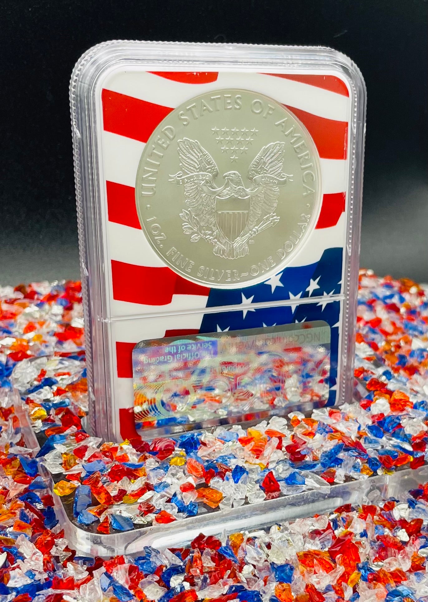 2021 $1 American Silver Eagle NGC MS70 New Years Edition Type 1 Ultra Rare Holder Mint Condition