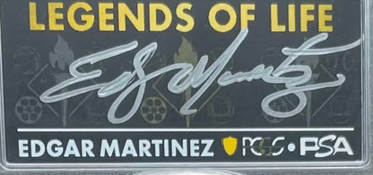 2025 $1 American Silver Eagle PCGS MS70 First Strike Legends of Life MLB Hall of Fame Edgar Martinez Signed Label Mint Condition (1 of 25)