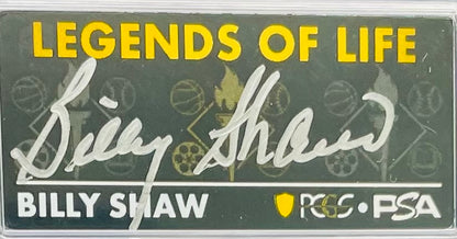 2022 $1 American Silver Eagle PCGS MS70 First Strike Legends of Life NFL Hall of Fame Billy Shaw Signed Label Mint Condition (1 of 61)