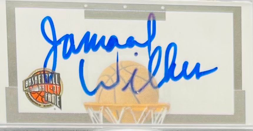2022 $1 American Silver Eagle PCGS MS70 FDOI NBA NMBHOF Private Collection Jamaal Wilkes Signed Blue Marker (Rare 1 of 74)