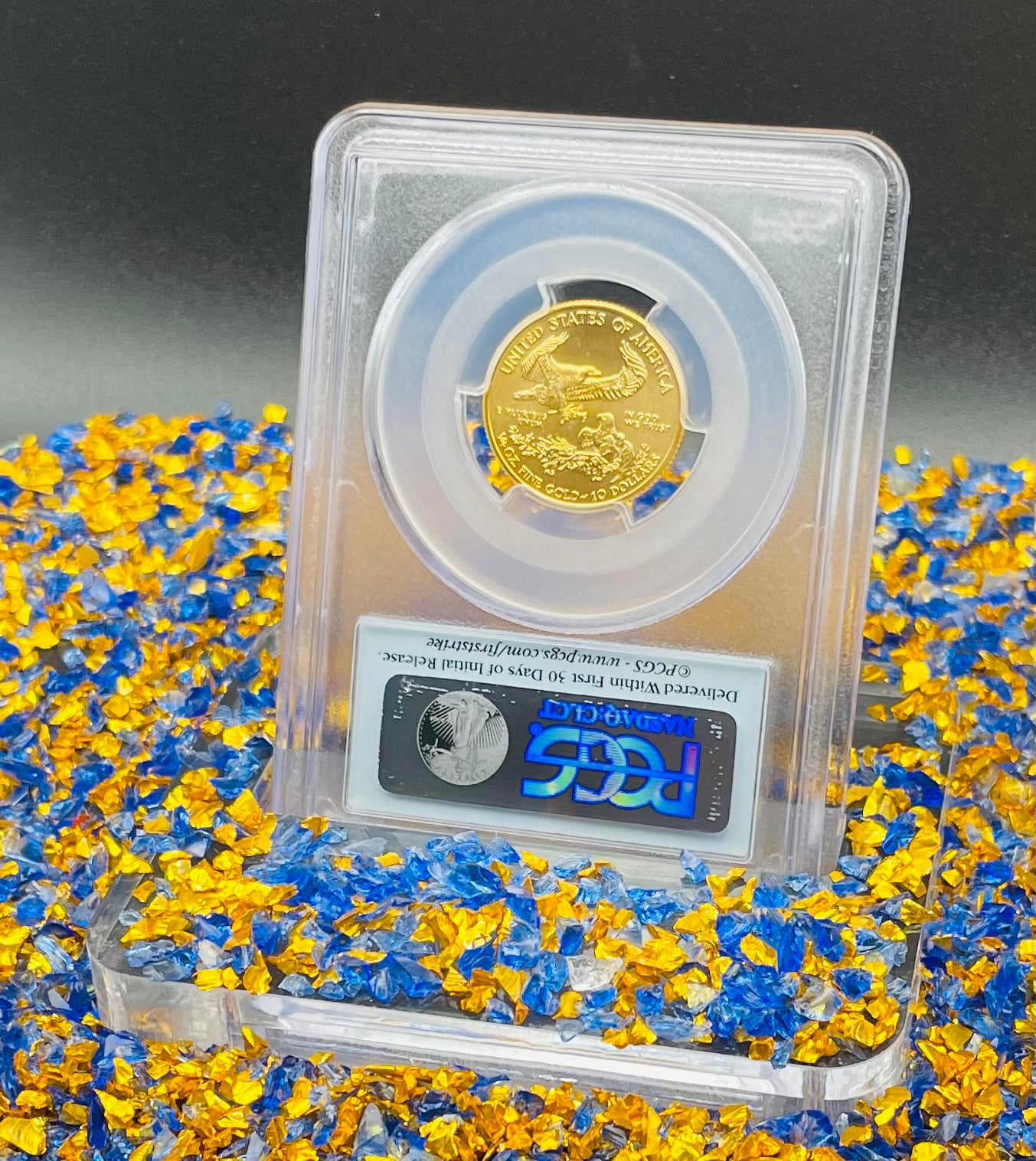 2013 $10 American Gold Eagle PCGS MS70 First Strike Flag Label (Rare 1 of 754)