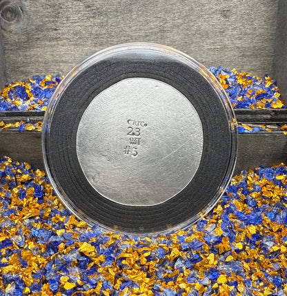 'Plundering Pirate Hector' Hand Crafted 2.3 Troy Ounce .999 Fine Silver Round Antique Finish Includes Treasure Chest, Capsule & COA Mint Condition Limited Edition (1 of 50)