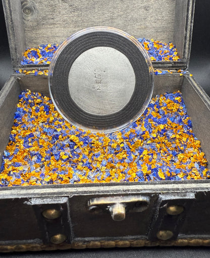 Pirate Deck Boss The Dead Bosun 2025 1.8 Troy Ounce .999 Fine Silver Round Hand Crafted Includes Wood Treasure Chest, Capsule & COA Mint Condition Limited Edition (1 of 25)