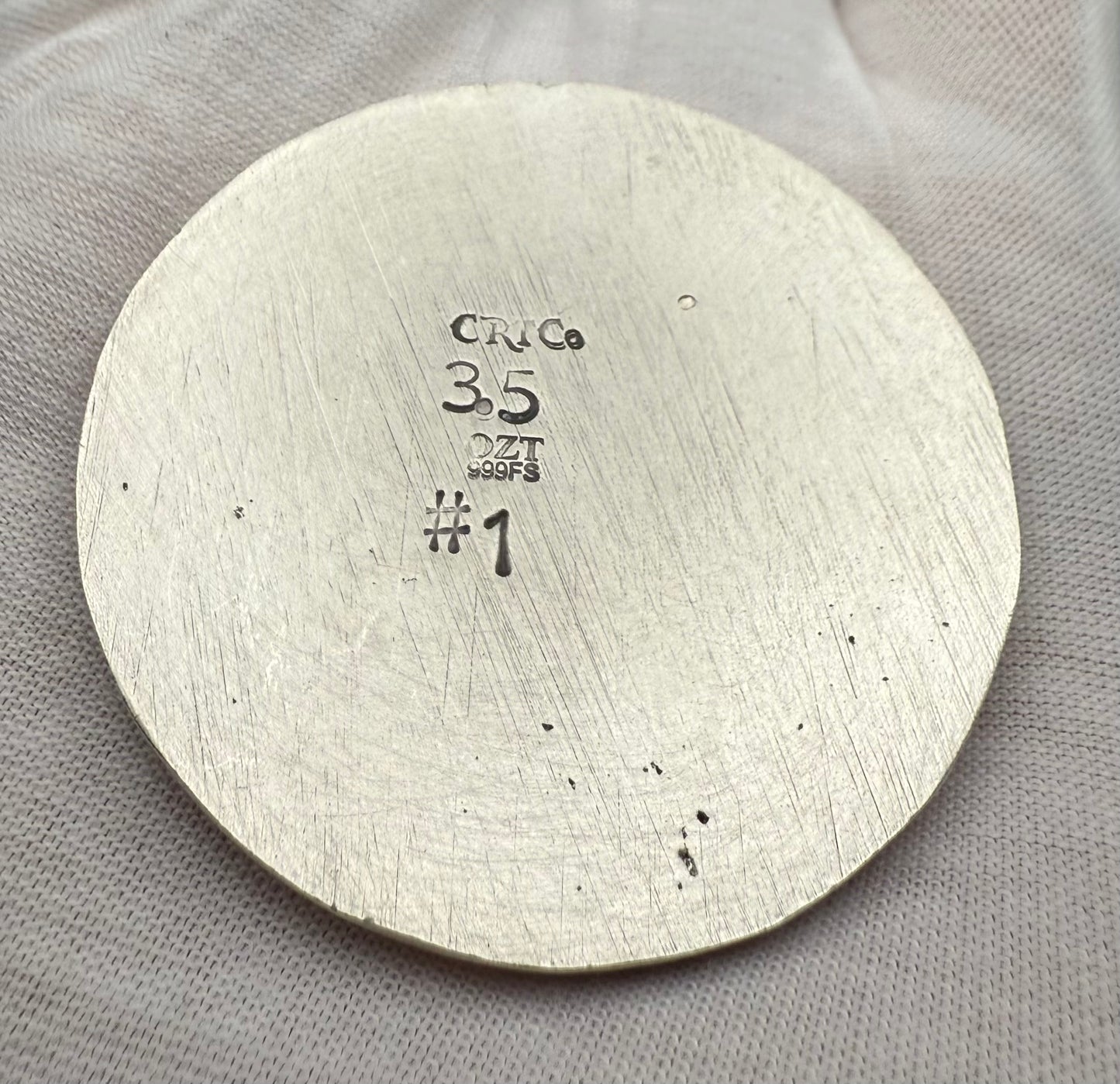 'The Jolly Roger Pirate' Hand Crafted 3.5 Troy Ounce .999 Fine Silver Round Pirate Captain Design Antique Finish Includes Wood Treasure Box, Capsule & COA Limited Edition (1 of 30)