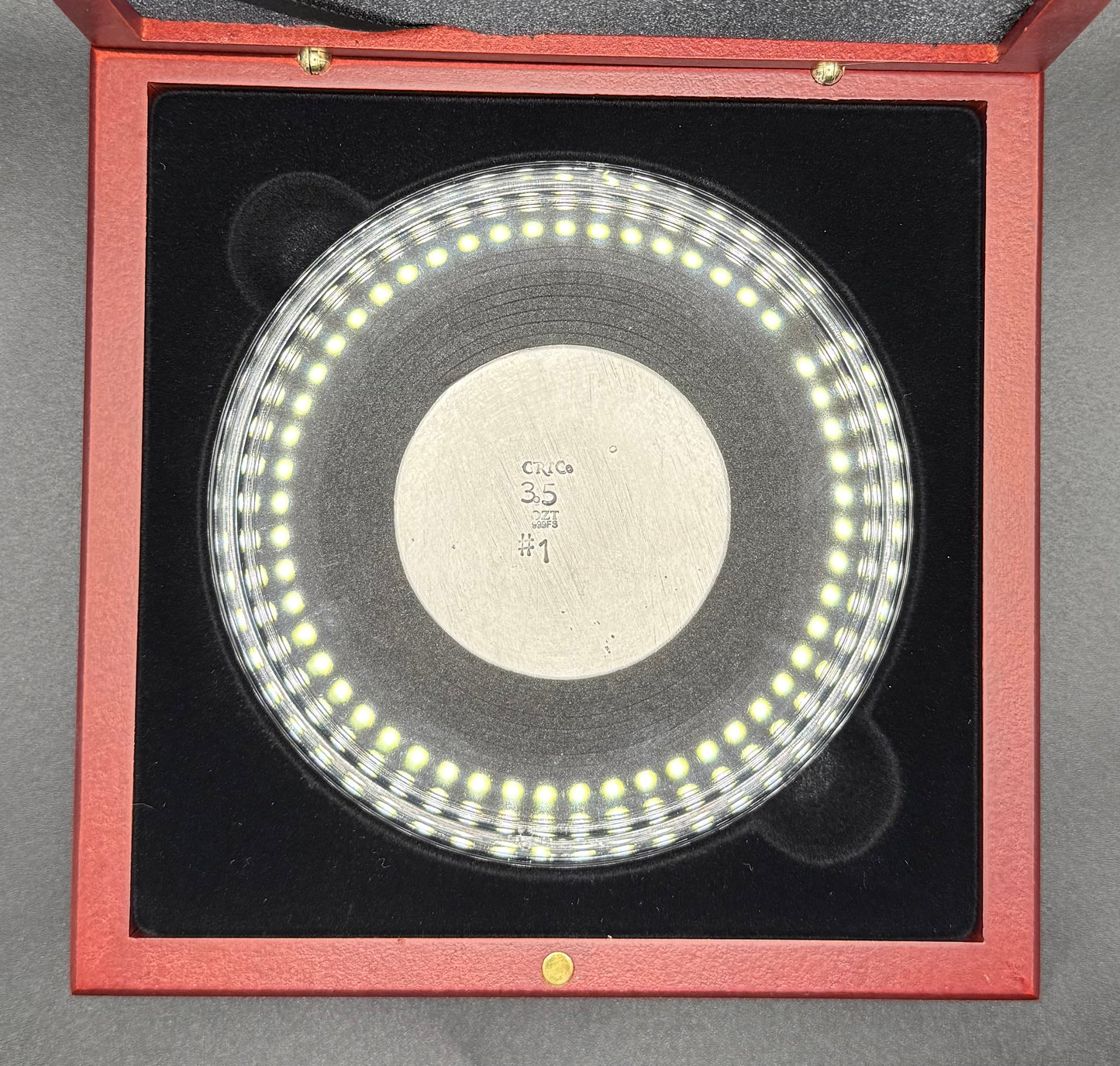 'The Jolly Roger Pirate' Hand Crafted 3.5 Troy Ounce .999 Fine Silver Round Pirate Captain Design Antique Finish Includes Wood Treasure Box, Capsule & COA Limited Edition (1 of 30)