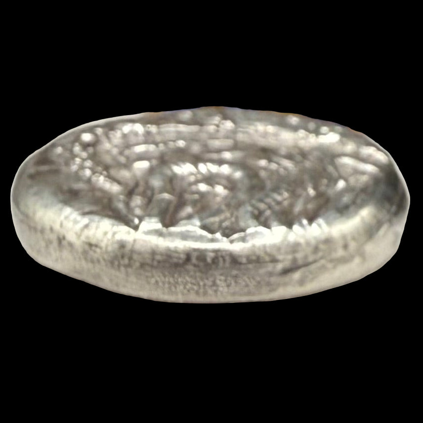 'Fishface Cursed Pirate Captain Jones' Hand Crafted 1.75 Troy Ounce .999 Fine Silver Round 3 Piece Set Antique Finish Includes Wood Treasure Chest, Capsule & COA Mint Condition Limited Edition 1 of  20