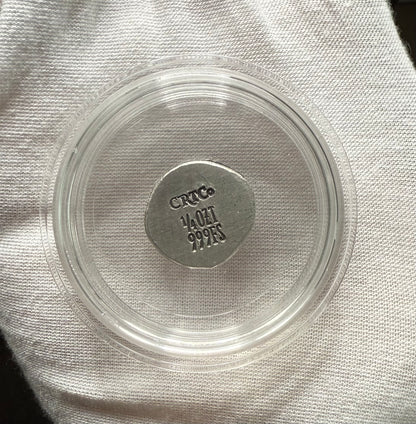 'Fishface Cursed Pirate Captain Jones' Hand Crafted 1.75 Troy Ounce .999 Fine Silver Round 3 Piece Set Antique Finish Includes Wood Treasure Chest, Capsule & COA Mint Condition Limited Edition 1 of  20