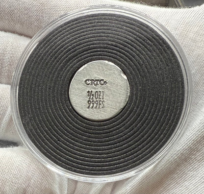 'Fishface Cursed Pirate Captain Jones' Hand Crafted 1.75 Troy Ounce .999 Fine Silver Round 3 Piece Set Antique Finish Includes Wood Treasure Chest, Capsule & COA Mint Condition Limited Edition 1 of  20