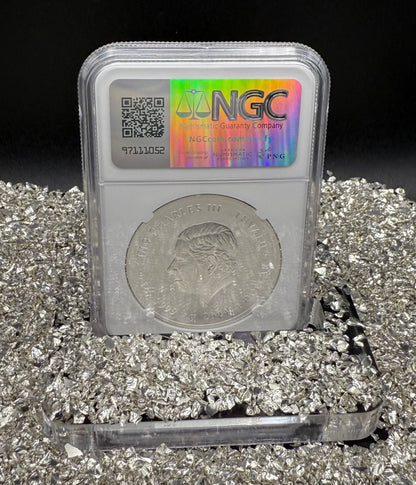 2024 Silver $1 Tuvalu Teenage Mutant Ninja Turtles Colorized 40th Anniversary NGC MS70 Early Releases Blue Label New Holder (Rare 1 of 35)