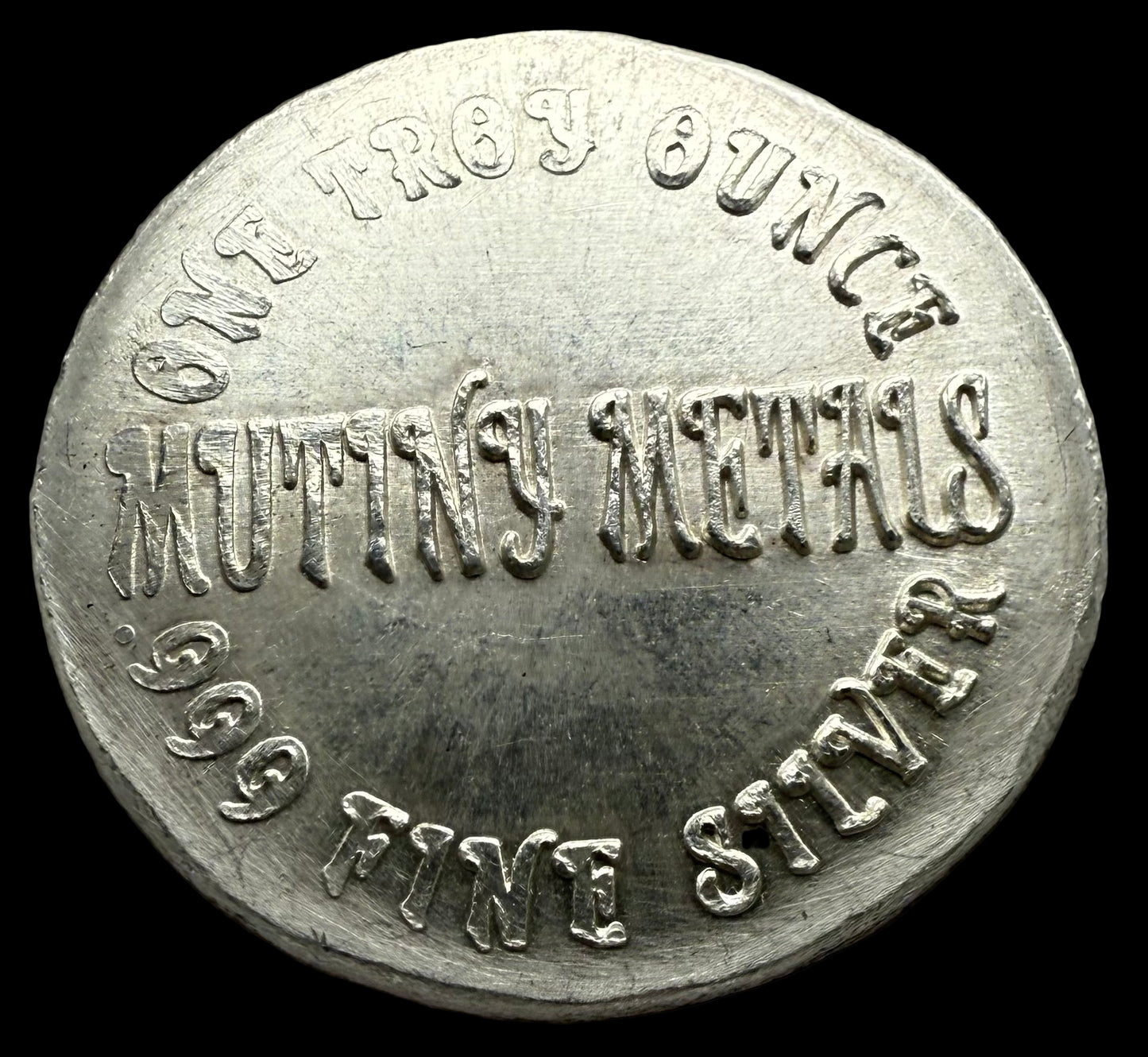 'Owl Amongst The Graves' Hand Crafted by Mutiny Metals 1 Troy Ounce .999 Fine Silver Round High Relief Antique Finish Includes Wood Treasure Chest, Capsule & COA. Limited Edition