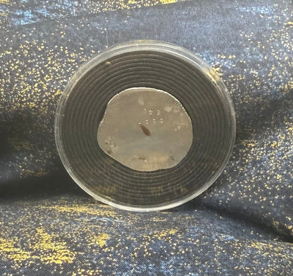 Monster - Electro Etched Art Hand Crafted by Taz Hand Pours Artist Sara Reynolds - Only 1 Ever Made - 16 gram .999 Fine Silver Round Satin Finish Includes Wood Treasure Chest, Capsule & COA