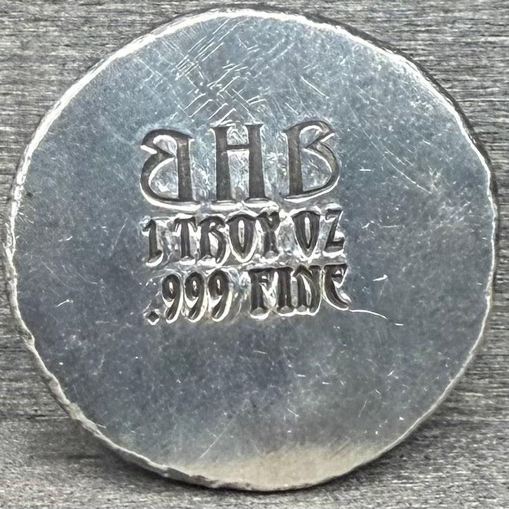 Snake Cycle of Life - Hand Crafted by Black Hand Bullion 1 oz .999 Fine Silver Round Antique Finish Includes Wood Treasure Chest, Capsule & COA Limited Edition