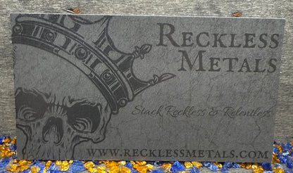 'Defender of Liberty' Hand Crafted by Reckless Metals 1.4 oz .999 Fine Silver Round Antique Finish Includes Wood Treasure Chest, Capsule & COA Mint Condition Limited Edition 1 of 61