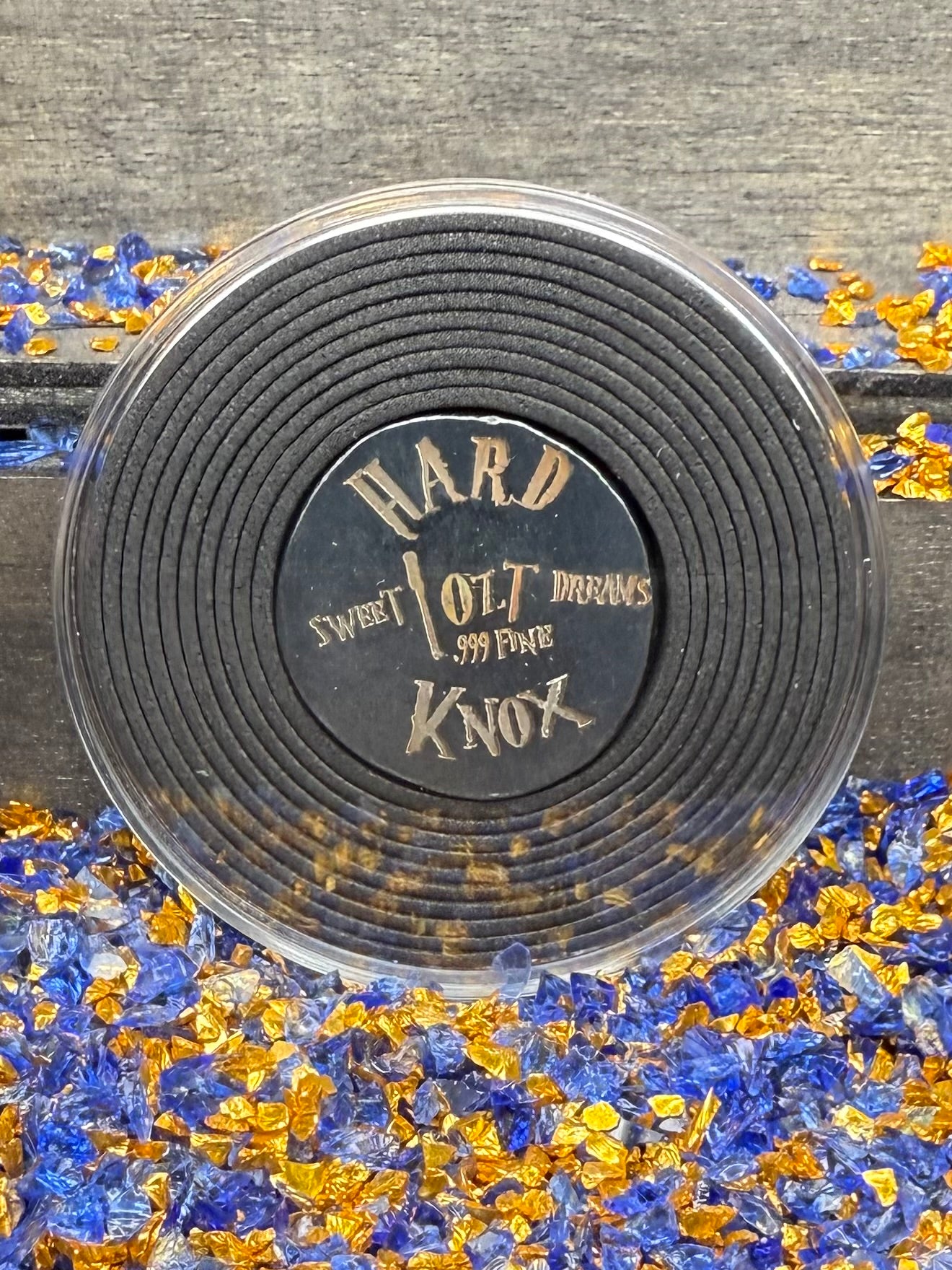 'Freddy Krueger Sweet Dreams' Hand Crafted by Hard Knox Metals 1 oz .999 Fine Silver Round Oxidized Finish Includes Wooden Treasure Box, Capsule & COA Limited Edition