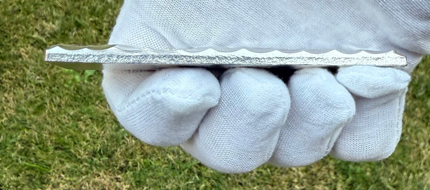 'Honey Bar' 4.14 oz .999 Fine Silver Bar, Hand Crafted by St Bee's in England, Shiny Finish, Includes Wood Treasure Chest, COA, Mint Condition, Limited Edition