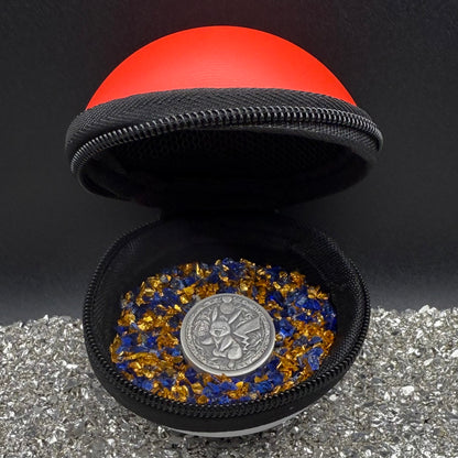 Pokémon 'Pikachu' 1 oz .999 Pure Silver Round Hand Crafted by St Bee's in England, Satin Finish, Includes Poké Ball & COA, Mint Condition Limited Edition