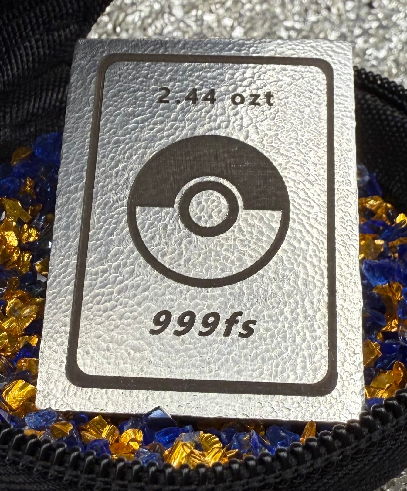 Pokémon Bulbasaur 2.44 oz .999 Pure Silver Trading Card Hand Crafted by St Bee's in England, Satin Finish, Includes Poké Ball & COA, Mint Condition Limited Edition