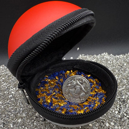 Pokémon 'Blastoise' 1 oz .999 Pure Silver Round Hand Crafted by St Bee's in England, Satin Finish, Includes Poké Ball & COA, Mint Condition Limited Edition