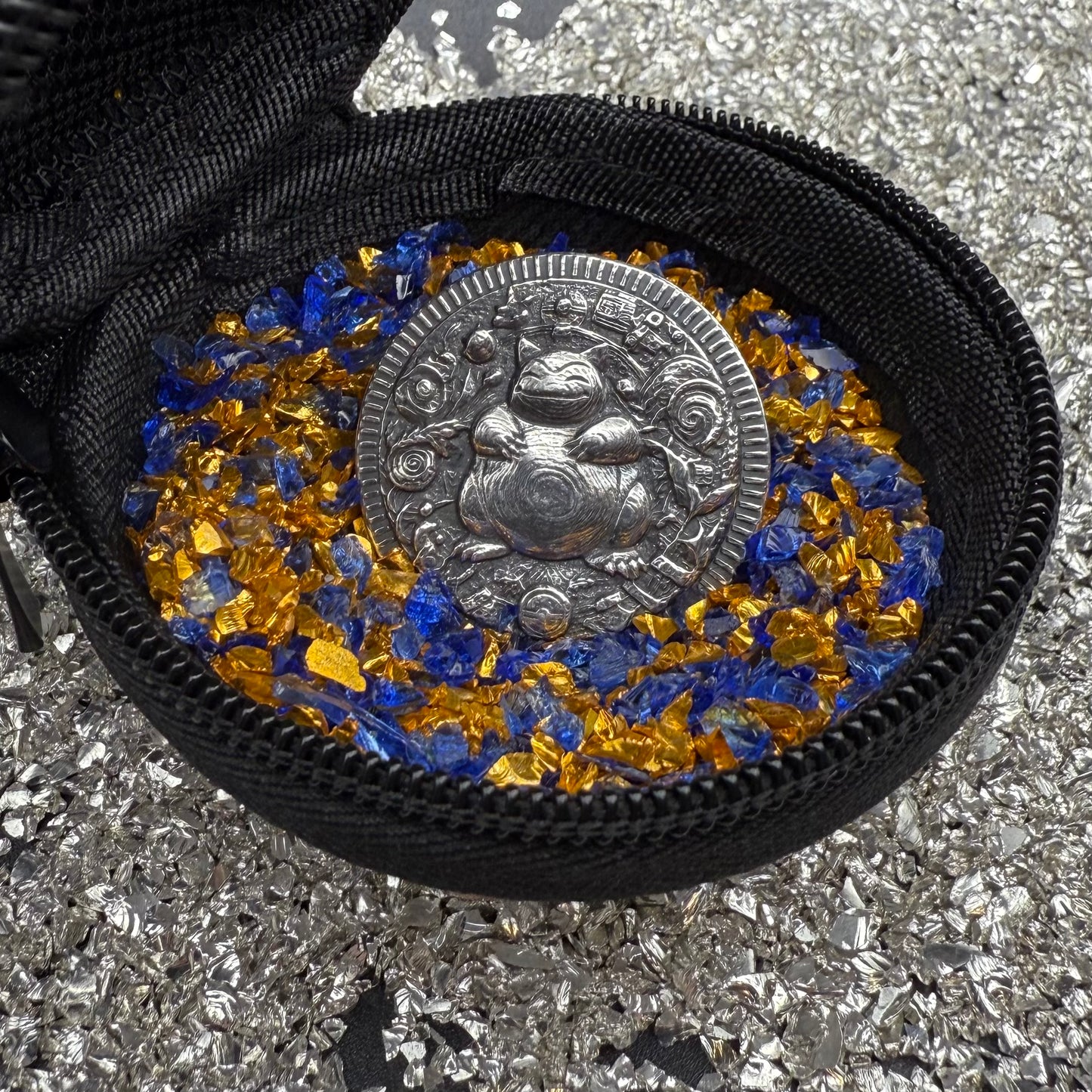 Pokémon 'Snorlax' 2 oz .999 Pure Silver Round Hand Crafted by St Bee's in England, Satin Finish, Includes Poké Ball & COA, Mint Condition, Limited Edition