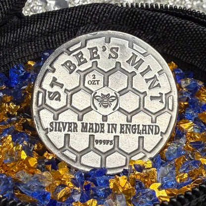 Pokémon 'Squirtle' 2 oz .999 Pure Silver Round Hand Crafted by St Bee's in England, Satin Finish, Includes Poké Ball & COA, Mint Condition Limited Edition