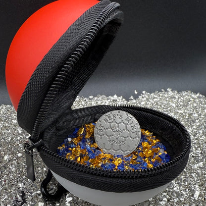 Pokémon 'Charmander' 1 oz .999 Pure Silver Round Hand Crafted by St Bee's in England, Frosted Finish, Includes Poké Ball & COA, Mint Condition Limited Edition