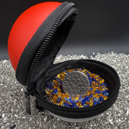 Pokémon ' Eevee' 1 oz .999 Pure Silver Round Hand Crafted by St Bee's in England, Satin Finish, Includes Poké Ball & COA, Mint Condition Limited Edition