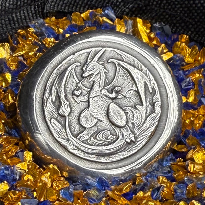 Pokémon 'Charizard' 1.25 oz .999 Pure Silver Round Hand Crafted by St Bee's in England, Shiny Finish, Includes Poké Ball & COA, Mint Condition Limited Edition