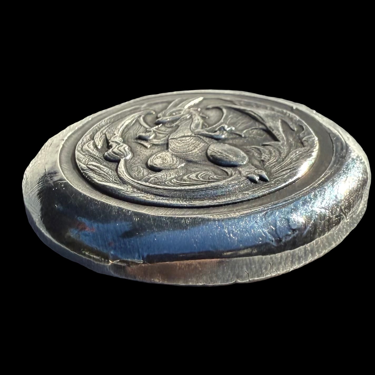 Pokémon 'Charizard' 1.25 oz .999 Pure Silver Round Hand Crafted by St Bee's in England, Shiny Finish, Includes Poké Ball & COA, Mint Condition Limited Edition