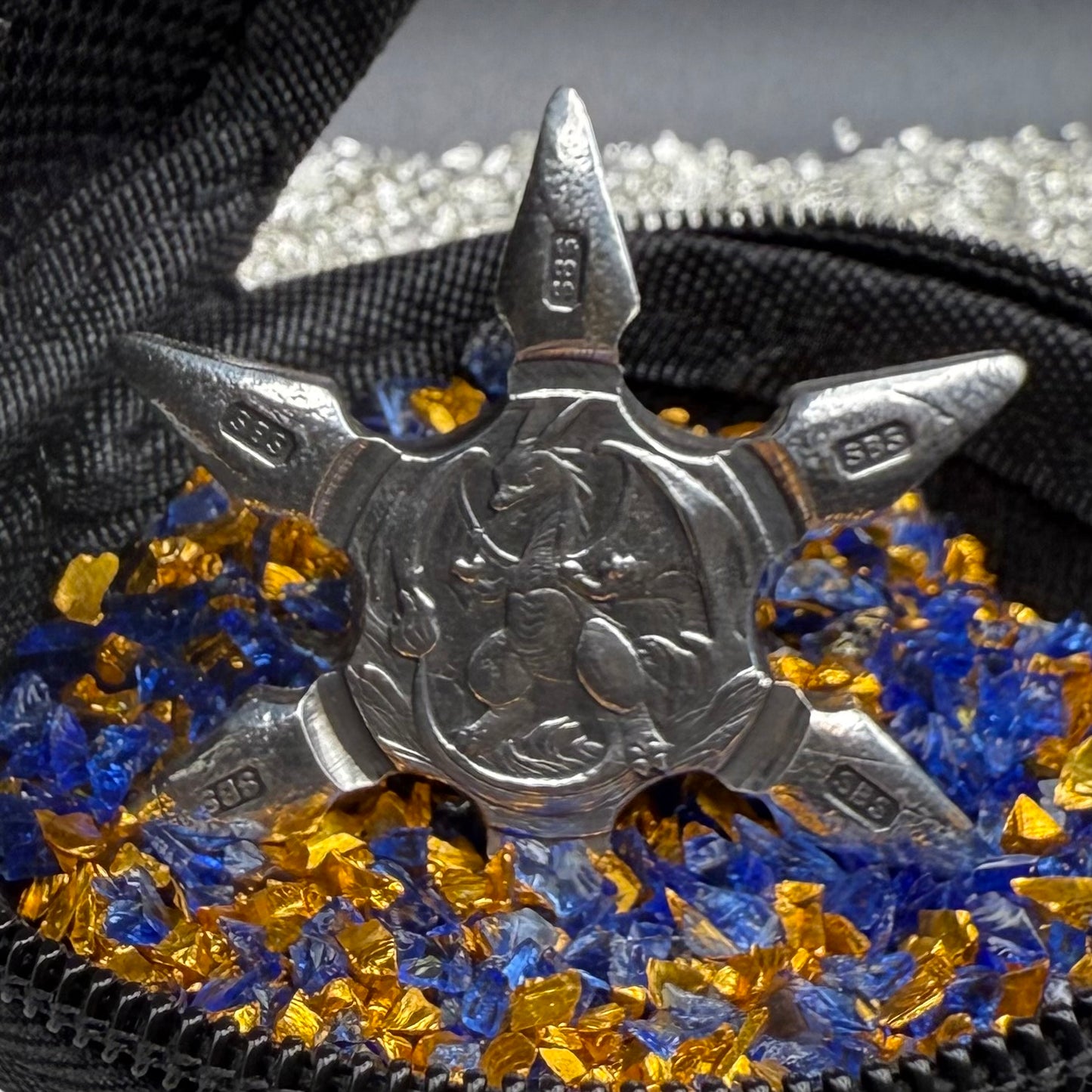 Pokémon 'Charizard Star' 1.08 oz .999 Fine Silver Star Hand Crafted by St Bee's in England, Shiny Finish, Includes Poké Ball & COA, Mint Condition, Limited Edition