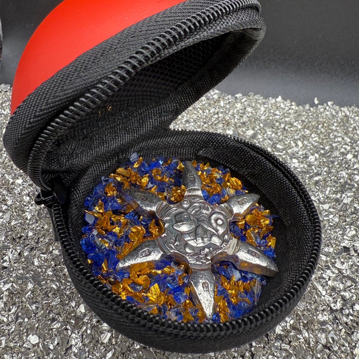 Pokémon 'Squirtle Star' 1.12 oz .999 Fine Silver Star Hand Crafted by St Bee's in England, Shiny Finish, Includes Poké Ball & COA, Mint Condition, Limited Edition