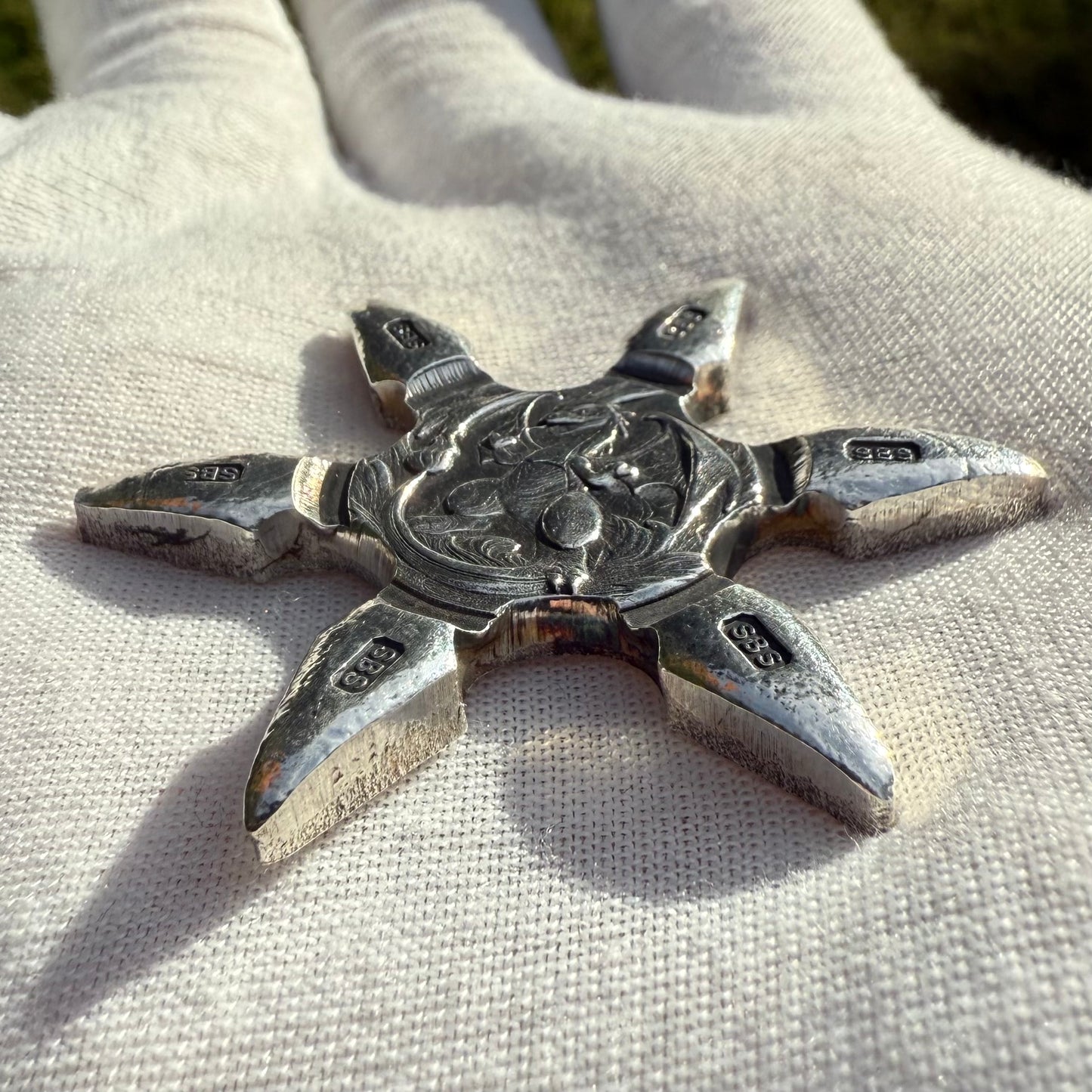 Pokémon 'Charizard Star' 1.08 oz .999 Fine Silver Star Hand Crafted by St Bee's in England, Shiny Finish, Includes Poké Ball & COA, Mint Condition, Limited Edition