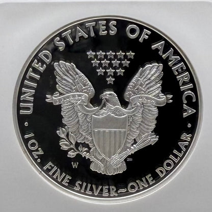 Proof 2008 (W) $1 American Silver Eagle NGC PF70UC Classic Brown Label (1 of 15,136)