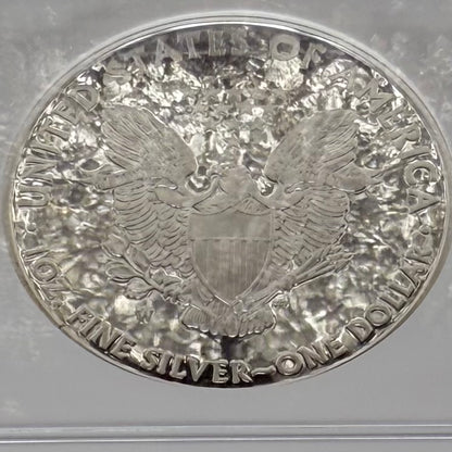 Proof 2008 (W) $1 American Silver Eagle NGC PF70UC Classic Brown Label (1 of 15,136)