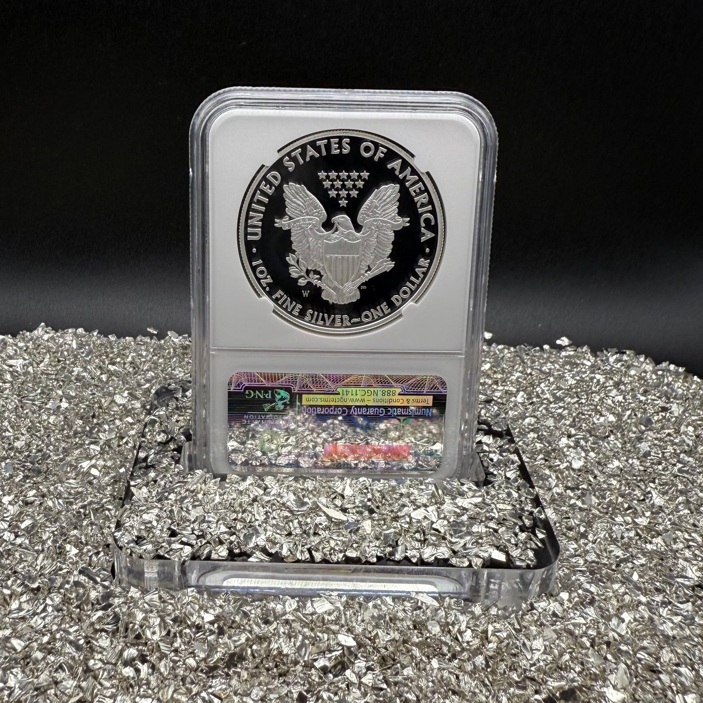 Proof 2010 (W) $1 American Silver Eagle NGC PF70UC Classic Brown Label (1 of 9,023)