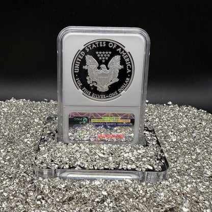 Proof 2010 (W) $1 American Silver Eagle NGC PF70UC Classic Brown Label (1 of 9,023)