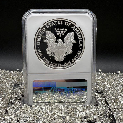 Proof 2011 (W) $1 American Silver Eagle NGC PF70UC 25th Anniversary Modern Brown Label Mint (1 of 9,295)