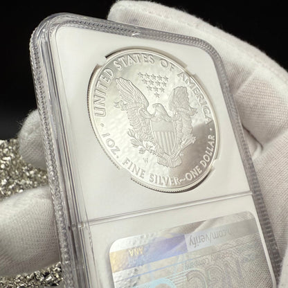 Proof 2011 (W) $1 American Silver Eagle NGC PF70UC 25th Anniversary Modern Brown Label Mint (1 of 9,295)