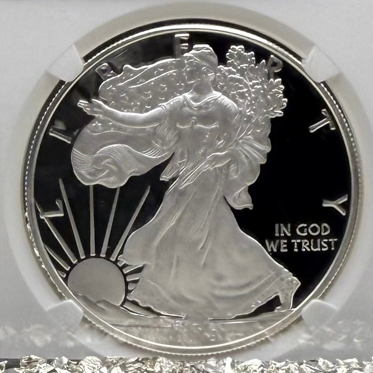 Proof 2019 (W) $1 American Silver Eagle NGC PF70UC Early Releases Eagle Label White Holder (1 of 4,470)