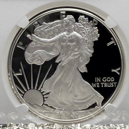 Proof 2019 (W) $1 American Silver Eagle NGC PF70UC Early Releases Eagle Label White Holder (1 of 4,470)