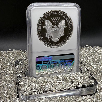 Proof 2019 (W) $1 American Silver Eagle NGC PF70UC Early Releases Eagle Label White Holder (1 of 4,470)