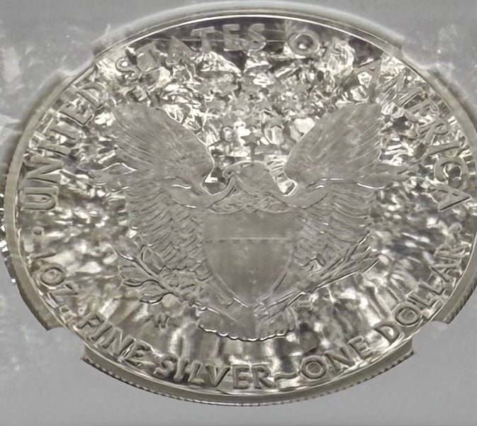 Proof 2019 (W) $1 American Silver Eagle NGC PF70UC Early Releases Eagle Label White Holder (1 of 4,470)