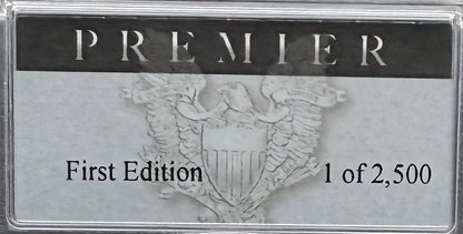 Burnished 2017 (W) $1 American Silver Eagle PCGS SP70 Premier Black Label Mint Condition (1 of 2,500)