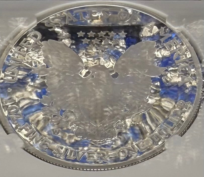 Proof 2005 (W) $1 American Silver Eagle NGC PF70UC Modern Brown Label (1 of 14,635)