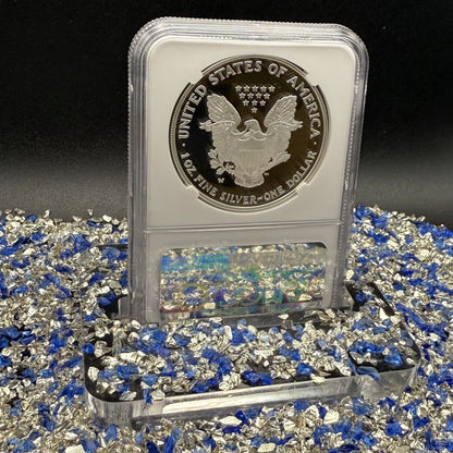 Proof 2005 (W) $1 American Silver Eagle NGC PF70UC Modern Brown Label (1 of 14,635)