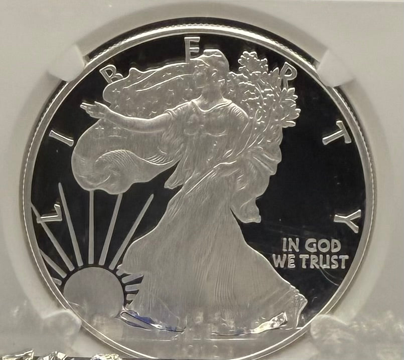 Proof 2012 (W) $1 American Silver Eagle NGC PF70UC First Releases Eagle Label White Holder (1 of 4,222)