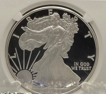 Proof 2012 (W) $1 American Silver Eagle NGC PF70UC First Releases Eagle Label White Holder (1 of 4,222)