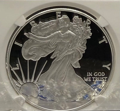 Proof 2013 (W) $1 American Silver Eagle NGC PF70UC First Releases Eagle Label White Holder (1 of 5,212)