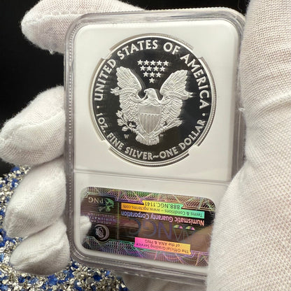 Proof 2013 (W) $1 American Silver Eagle NGC PF70UC First Releases Eagle Label White Holder (1 of 5,212)