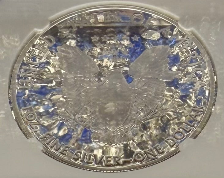 Proof 2018 (S) $1 American Silver Eagle NGC PF70UC Early Releases Classic Blue Label White Holder (1 of 4,975) Mint